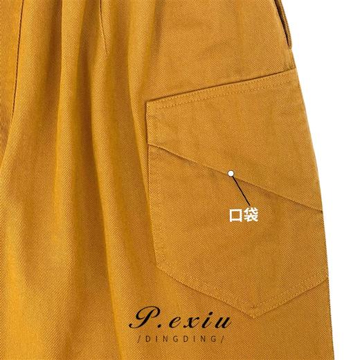 04-6潘依绣丁丁宠粉早秋新款纯色工装裤百搭压褶口袋休闲裤 WH23078 商品图2