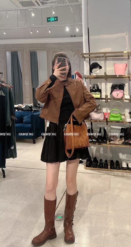 【门店同款】秋季金属排扣骑士长靴 154052778 商品图0