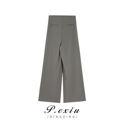 04-3潘依绣丁丁宠粉【露西西裤】春夏褶皱直筒休闲西装裤 SH5028 商品图1