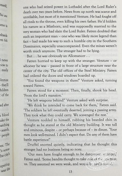 预售 【中商原版】迷雾之子三部曲 一纪元 3 永世英雄 收藏版 英文原 The Hero of Ages Collector s Edition Brandon Sanderson 商品图7