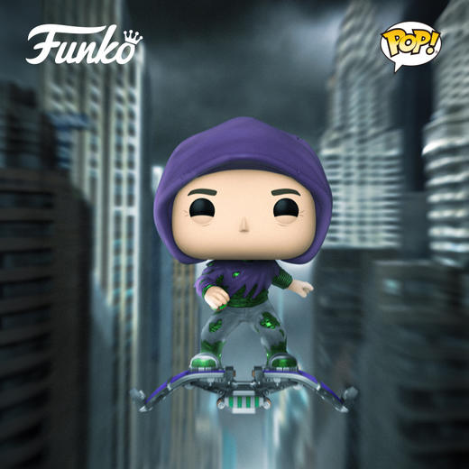 Funko POP美漫蜘蛛侠英雄无归第三季绿魔金属款手办摆件 67605 商品图2