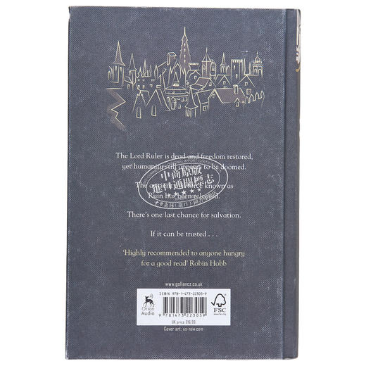 预售 【中商原版】迷雾之子三部曲 一纪元 3 永世英雄 收藏版 英文原 The Hero of Ages Collector s Edition Brandon Sanderson 商品图1