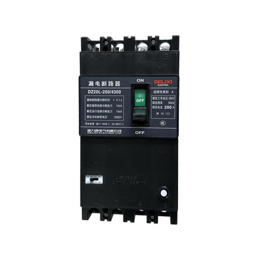 【HDXK】德力西 DZ20L系列塑壳漏电断路器 DZ20L-160/4300 160KT 商品图0