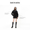 lost in echo设计师品牌大翻领休闲开衩短款卫衣口袋开衩短裙套装 商品缩略图1