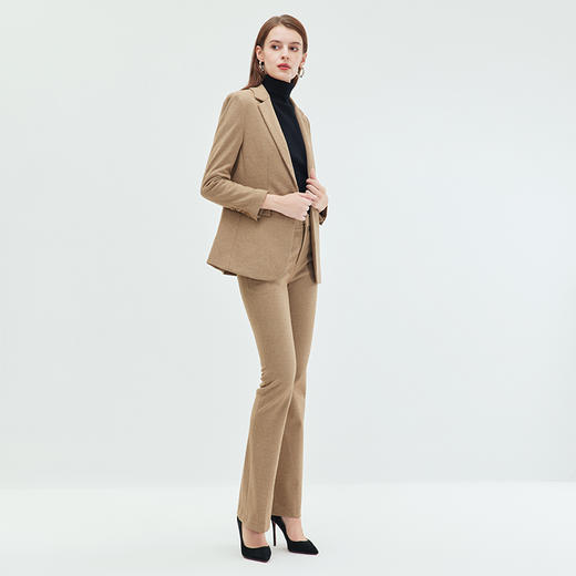 EITIE爱特爱冬季新款时尚修身显瘦高腰裤子7205901 商品图3