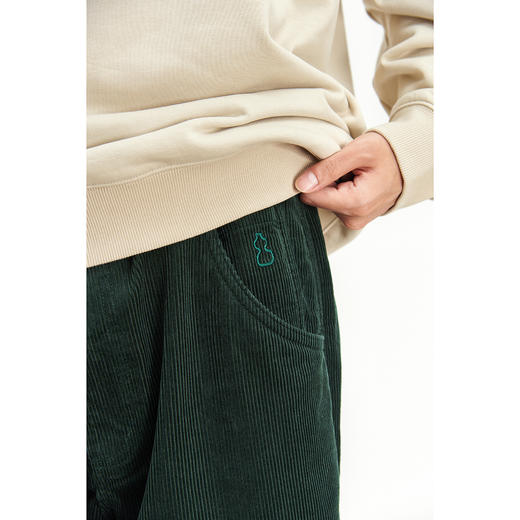 吃茶去chichaqu 秋冬户外复古全棉重磅灯芯绒长裤 商品图6