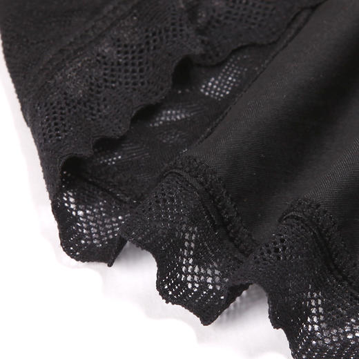 都市丽人基础系列锦泳薄透丝滑低腰平角女士内裤新年本命年红品LK32E5 商品图5