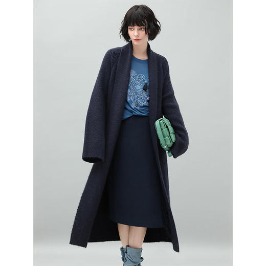 COCOBELLA重工刺绣印花流苏T恤亲肤舒适长袖上衣TS921 商品图4