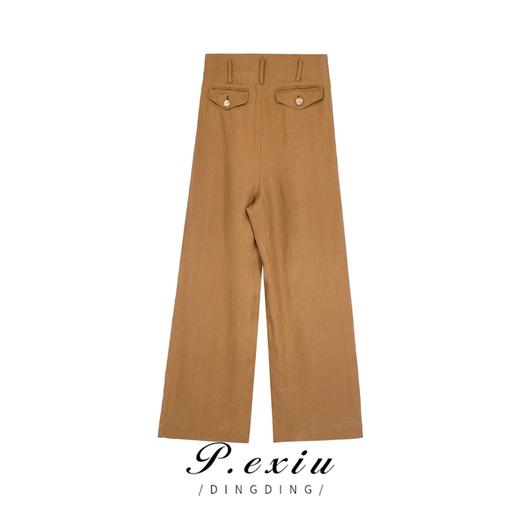 03-4潘依绣丁丁宠粉-料-夏季宽松舒适时尚阔腿直筒休闲裤 SH5083 商品图1