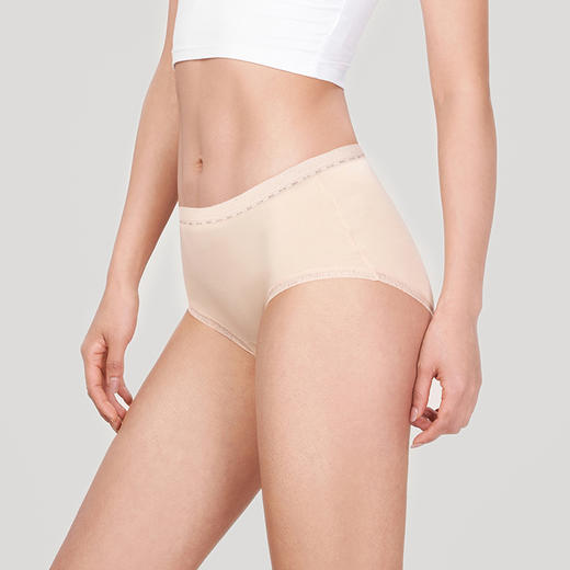 都市丽人功能系列棉质生理裤中腰平角女士内裤LK38A7 商品图1