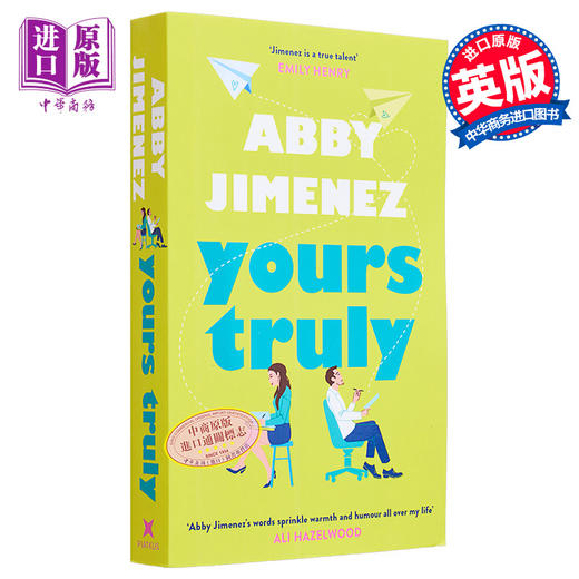 【中商原版】我 鄙人 Yours Truly 英文原版 Abby Jimenez 都市爱情流行小说 商品图0