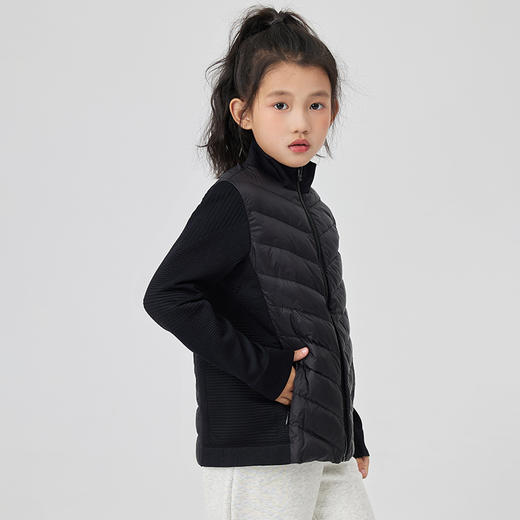 Leorrey乐拉保暖轻盈儿童童装女童男童冬季羽绒服白鸭绒运动外套 商品图1