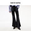 lost in echo设计师品牌开衩卫衣喇叭裤修身拼接显瘦小众高级感女 商品缩略图2