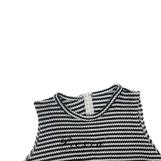 01-1潘依绣丁丁宠粉条纹背心裙休闲连衣裙 Z26736 商品图2