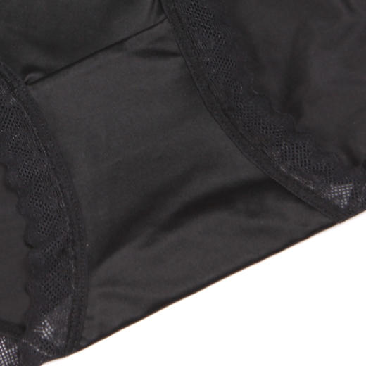 都市丽人基础系列锦泳薄透丝滑低腰平角女士内裤新年本命年红品LK32E5 商品图6