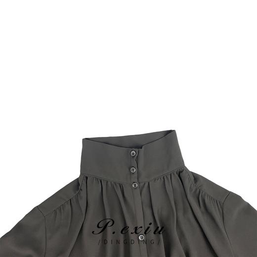 PanYiXiu/潘依绣【裙摆飞舞】法式慵懒风垂坠感长款宽松优雅连衣裙 W-61163 商品图2