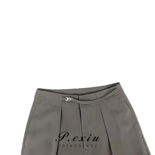 04-3潘依绣丁丁宠粉【露西西裤】春夏褶皱直筒休闲西装裤 SH5028 商品图2