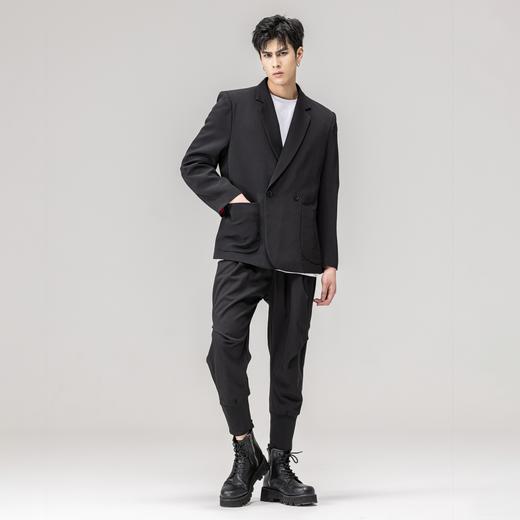 PINLI品立秋冬新款纯色休闲西服男士通勤西装外套B223106026 商品图9