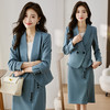 百搭时装套装，圆领长袖显瘦两件套HRYZ8996 商品缩略图2