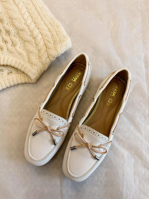 如jia白送 裸装无原盒 GE经典莫卡辛 牛皮豆豆鞋 会呼吸的单鞋 商品图4