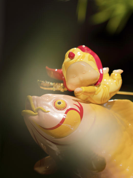 稀奇艺术瞿广慈【富贵龙门】限量收藏雕塑客厅酒柜创意装饰摆件 商品图1