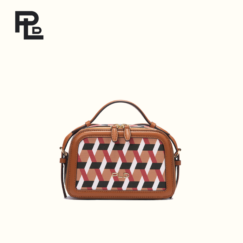 保兰德PLD东方雅奢PLD系列小方包复古相机包菱格斜挎包女包通勤必备女包