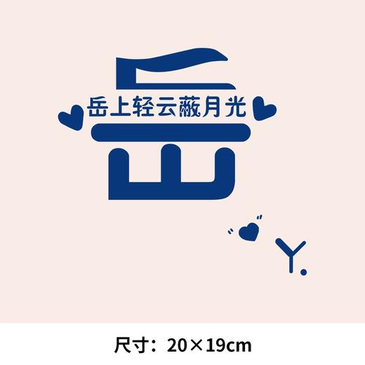 个性文字百家姓氏可水洗烫花热转印烫画贴衣服图纸T恤转印衣胸标 商品图3