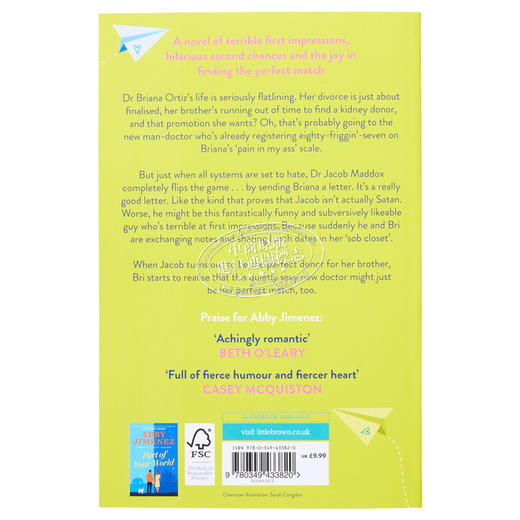 【中商原版】我 鄙人 Yours Truly 英文原版 Abby Jimenez 都市爱情流行小说 商品图1