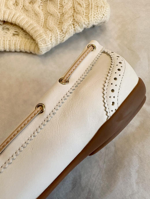 如jia白送 裸装无原盒 GE经典莫卡辛 牛皮豆豆鞋 会呼吸的单鞋 商品图10