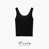 PanYiXiu/潘依绣百搭简约U背针织短款透气打底运动背心z592 商品缩略图0