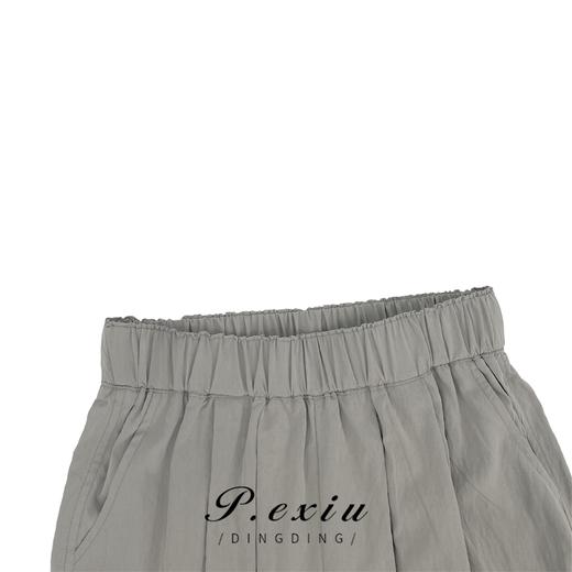 03-4潘依绣丁丁宠粉潘依绣丁丁宠粉宽松百搭气质显瘦松紧腰直筒休闲裤 SH2360 商品图3