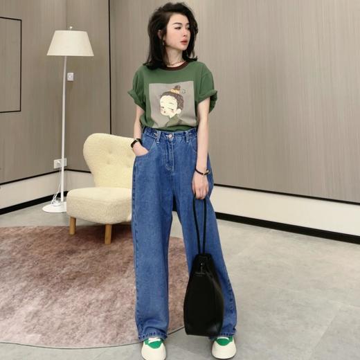 11-1潘依绣丁丁宠粉定制可调节牛仔裤  D5584 商品图4