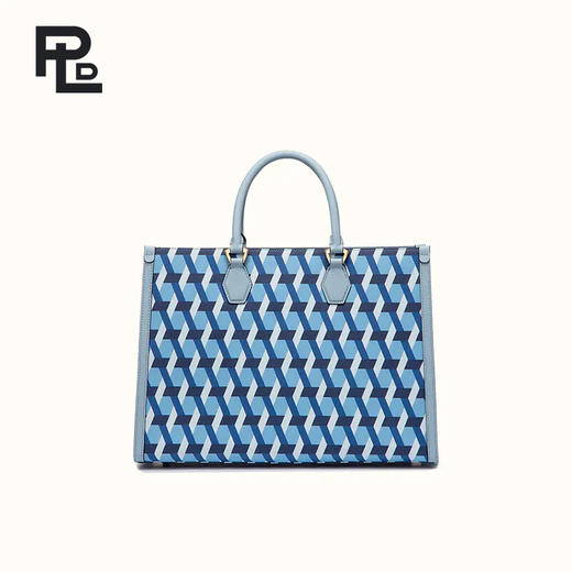 保兰德PLD东方雅奢贝壳系列pvc编织纹托特包大容量通勤包女手提包单肩包斜挎包通勤中国包 商品图2
