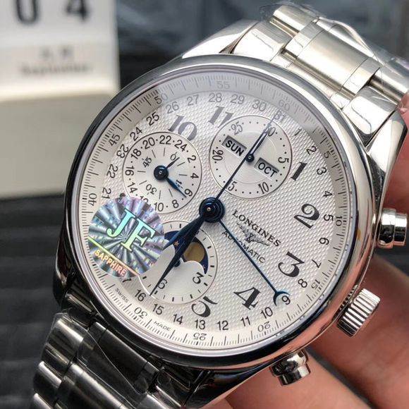 JF厂浪琴名匠月相八针复刻表详细评测-多功能手表