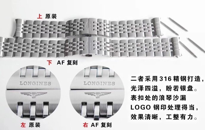 AF厂浪琴制表传统开创者复刻表对比正品深度评测