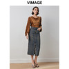 VIMAGE纬漫纪秋季新款设计感小众舒适显瘦小上衣女V2013620 商品缩略图1
