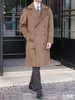 意大利羊绒羊毛驼色双排扣切斯菲尔德大衣 商品缩略图9