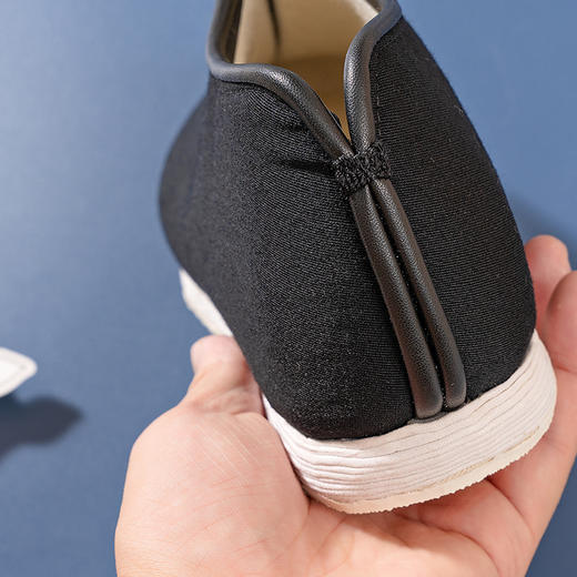 内联升棉鞋男鞋老字号北京布鞋千层底加密底礼安手工棉鞋8119A 商品图8