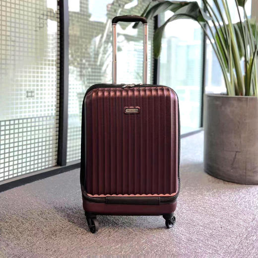 特惠福利款-银座外销前开盖拉链登机箱9095系列 商品图4