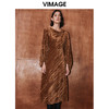 VIMAGE纬漫纪冬季新款时尚百搭高级舒适连衣裙V2007625 商品缩略图2