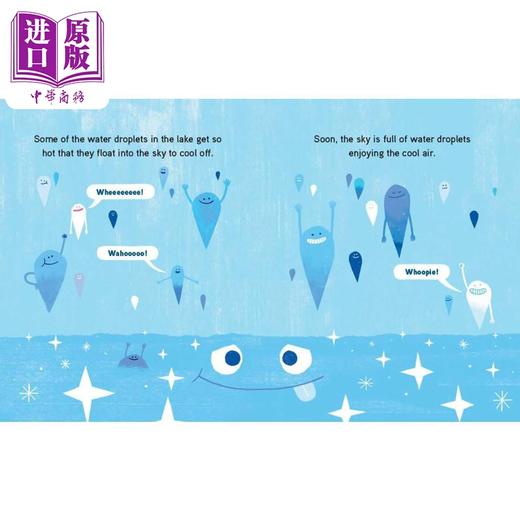 【中商原版】Rob Hodgson 气象主题科普绘本2册套装 When Moon Cloud Became the Moon a Cloud 当月儿云变成月亮云朵时 英文原版 商品图2