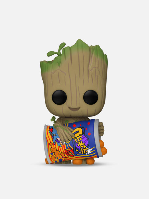 Funko POP I AM Groot美漫漫威格鲁特与芝士球手办摆件 70654 商品图3