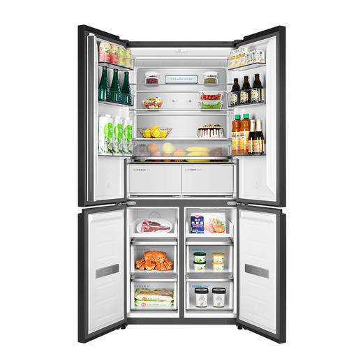 【TCL冰箱】TCL 528升十字双开门风冷冰箱 超薄嵌入系列 一级能效变频冰箱 R528P12-UQ 商品图4