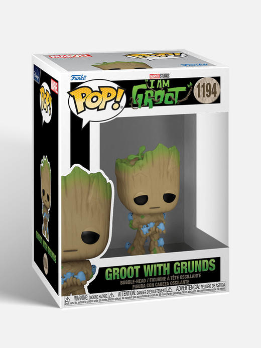 Funko POP I AM Groot Grunds美漫漫威格鲁特与格伦德手办摆件 70652 商品图4
