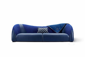 Sibb 四人沙发 | 皮布面料可选，详询客服