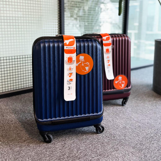 特惠福利款-银座外销前开盖拉链登机箱9095系列 商品图0