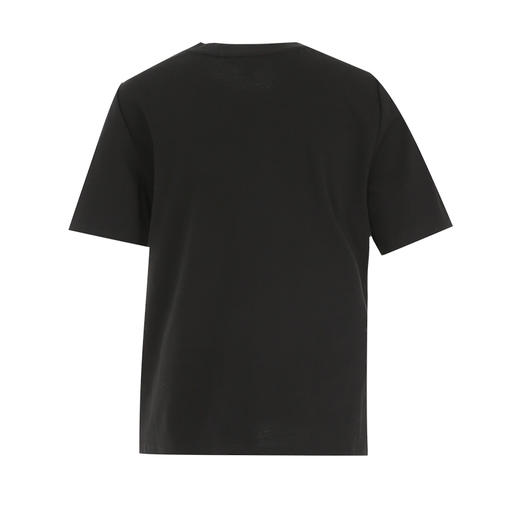 EITIE爱特爱秋季新款时尚百搭打底舒适圆领印花T恤女7502202 商品图6