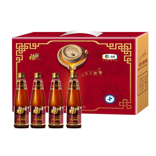 中粮福临门小磨香油礼盒（一级） 商品图0