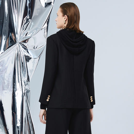 EITIE爱特爱秋季新款时尚干练显瘦百搭外套女7503213 商品图4