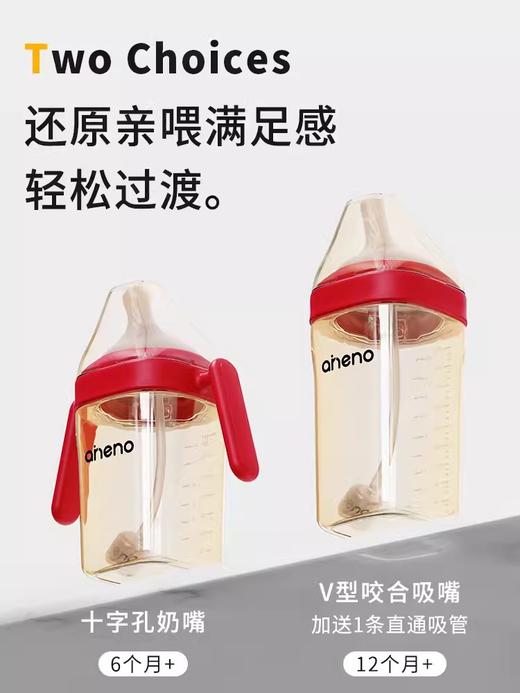 恩尼诺婴儿PPSU奶瓶大宝宝奶杯6个月1岁2岁3岁 商品图0